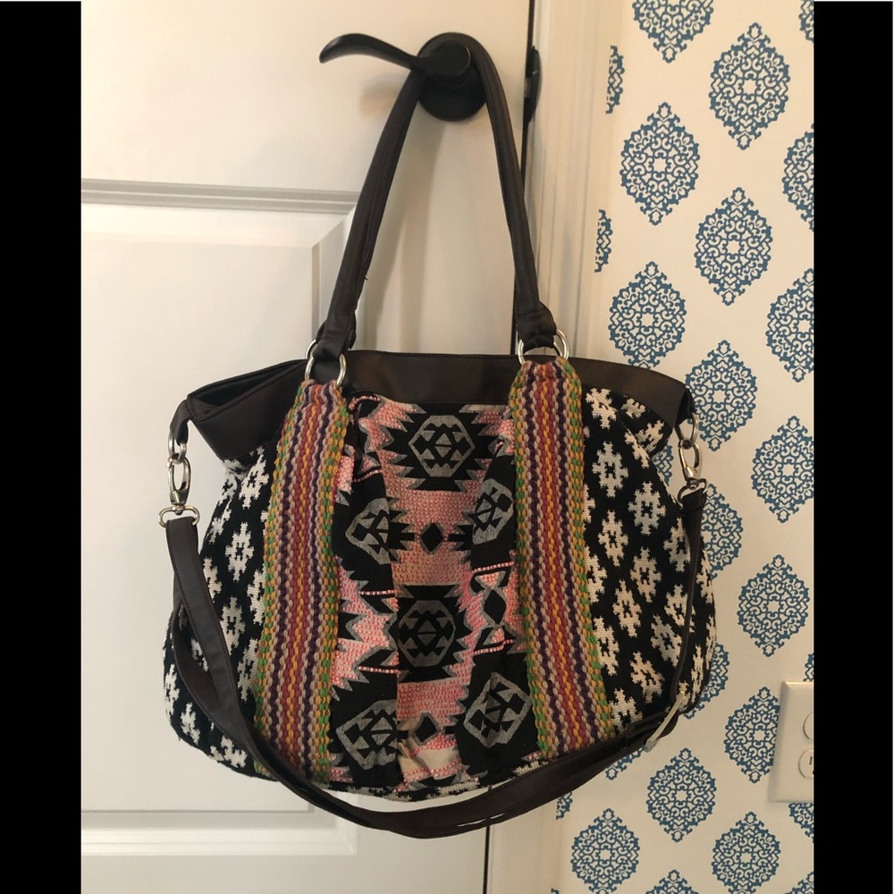 NOONDAY COLLECTION TRIBAL HANDBAG/SATCHEL, EUC
